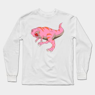 Pink T-Rex Long Sleeve T-Shirt